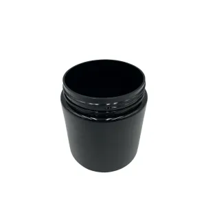 eBottles Black PET Child-Resistant Straight Sided Jar | 8 oz