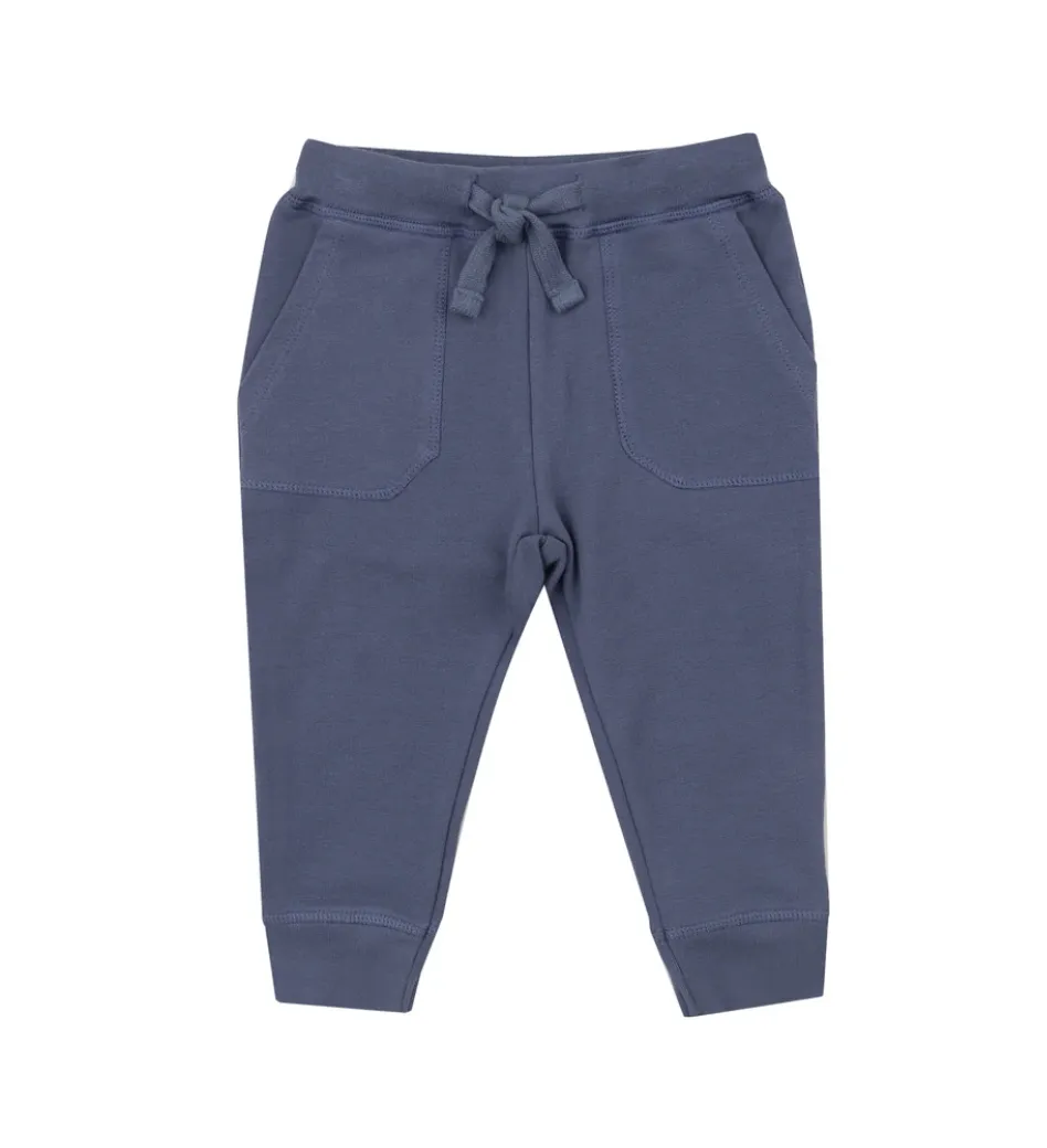 French Terry Football Raglan Sweatshirt & Jogger Set