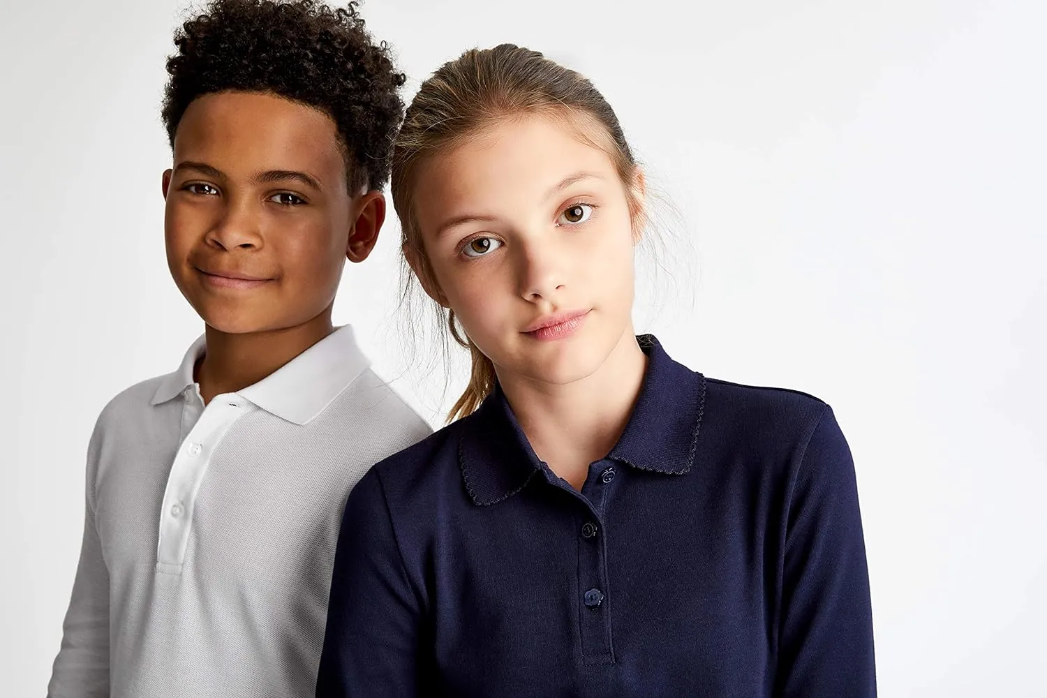 French Toast Boys' Short Sleeve Pique Polo Uniform Shirt (Standard & Husky)