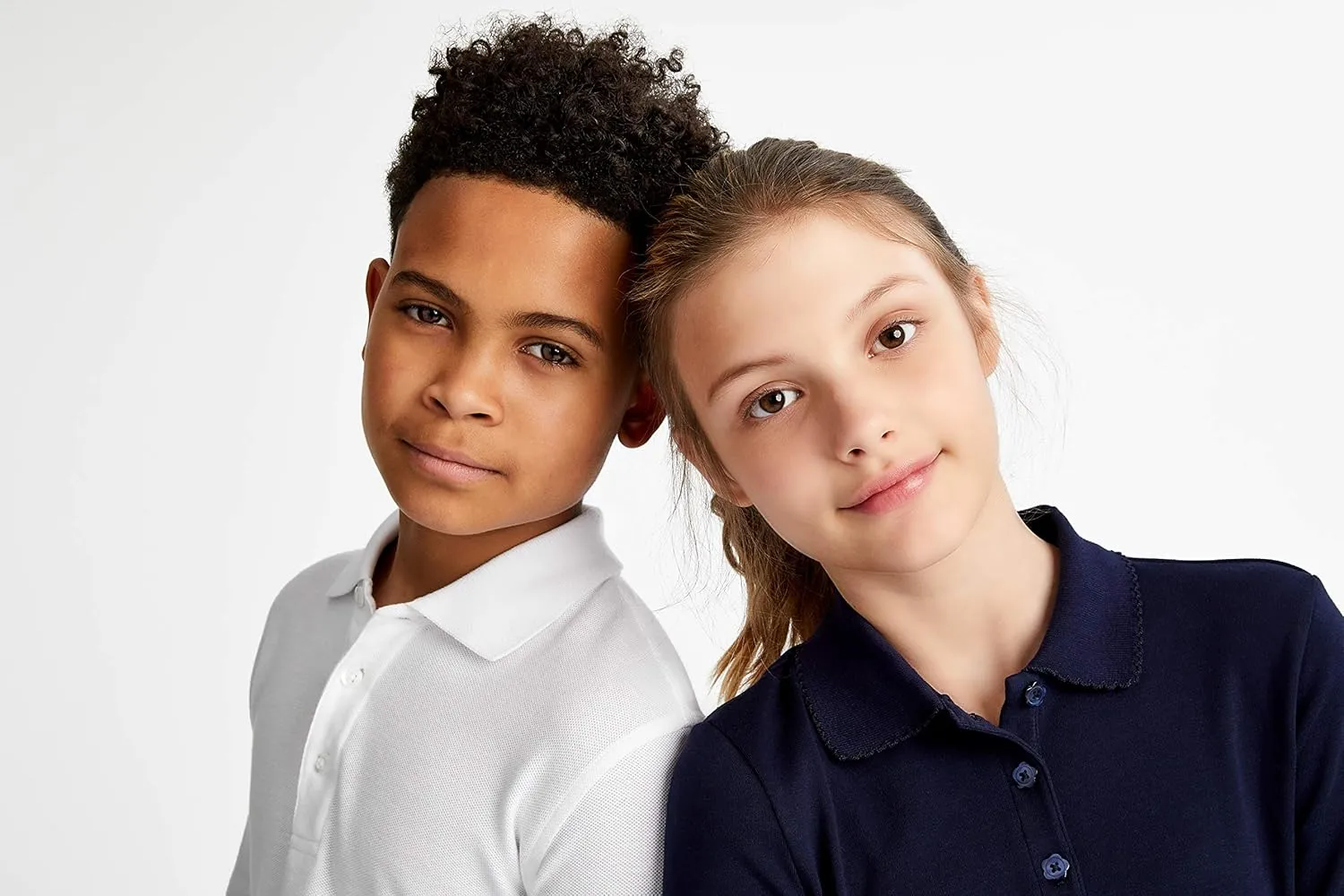 French Toast Boys' Short Sleeve Pique Polo Uniform Shirt (Standard & Husky)