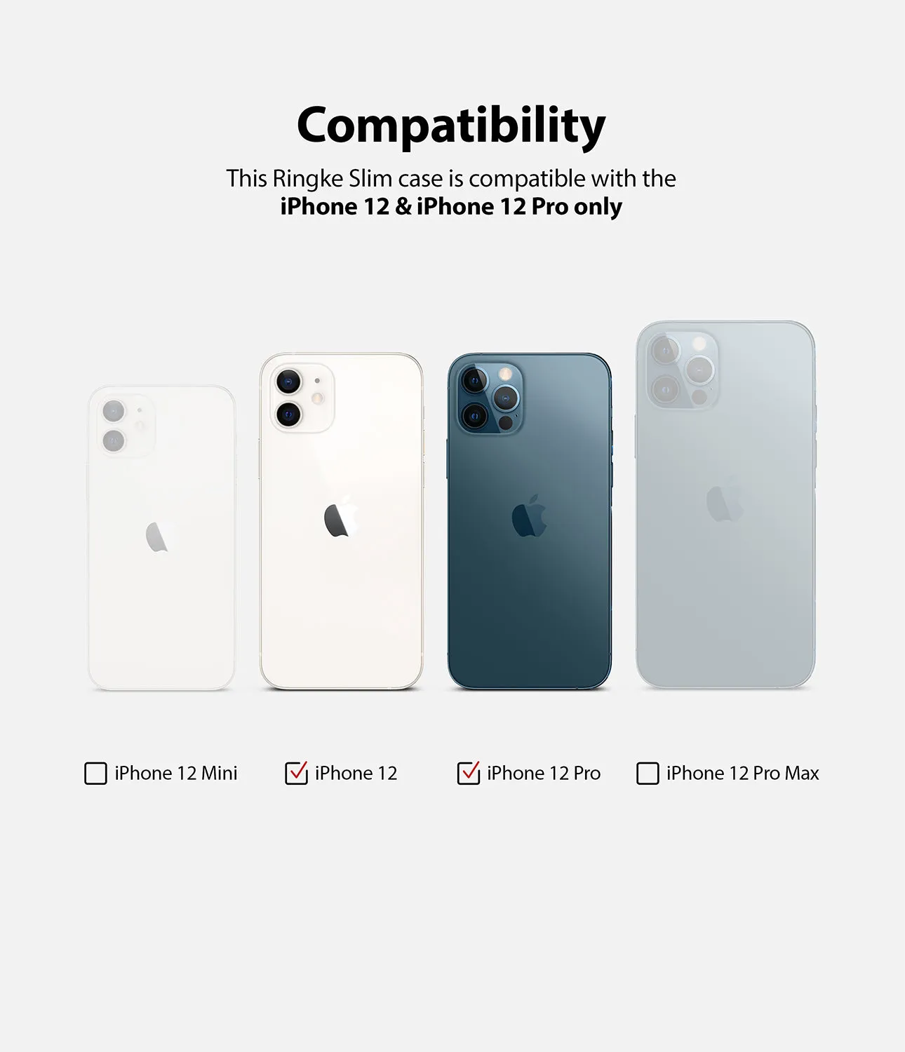 iPhone 12 / 12 Pro Case | Slim - Clear