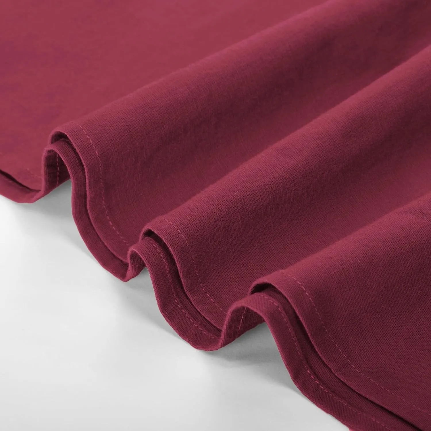 KANCY KOLE Women Casual Cotton Linen Skirts Frill Tie Waist A-Line Midi Skirt with Pockets S-XXL