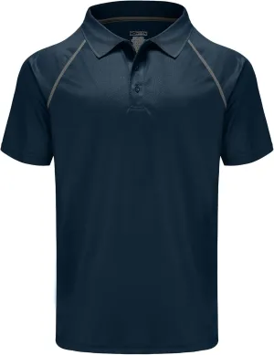 MOHEEN Men's Golf Shirts Short Sleeve Moisture Wicking Polo T-Shirts Athletic Quick Dry Fit Performance Collared UPF 50 