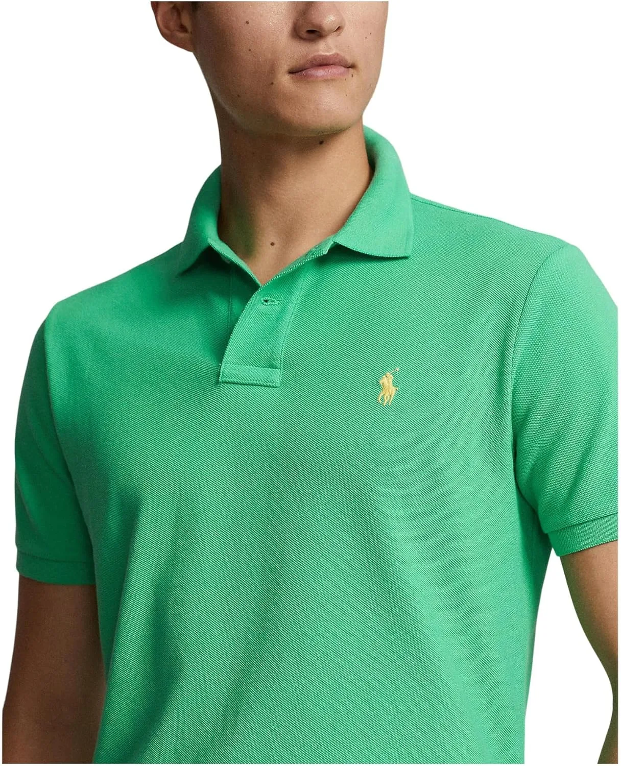 POLO RALPH LAUREN Men's Custom Slim Fit Mesh Polo Shirt